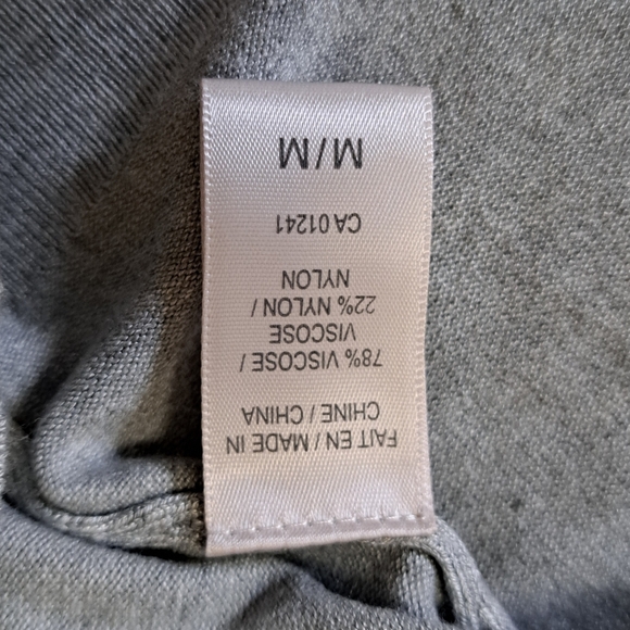 NWT Twik Grey Sweater Crewneck Long Sleeved Size Medium Knit Top Lightweight - Picture 10 of 12